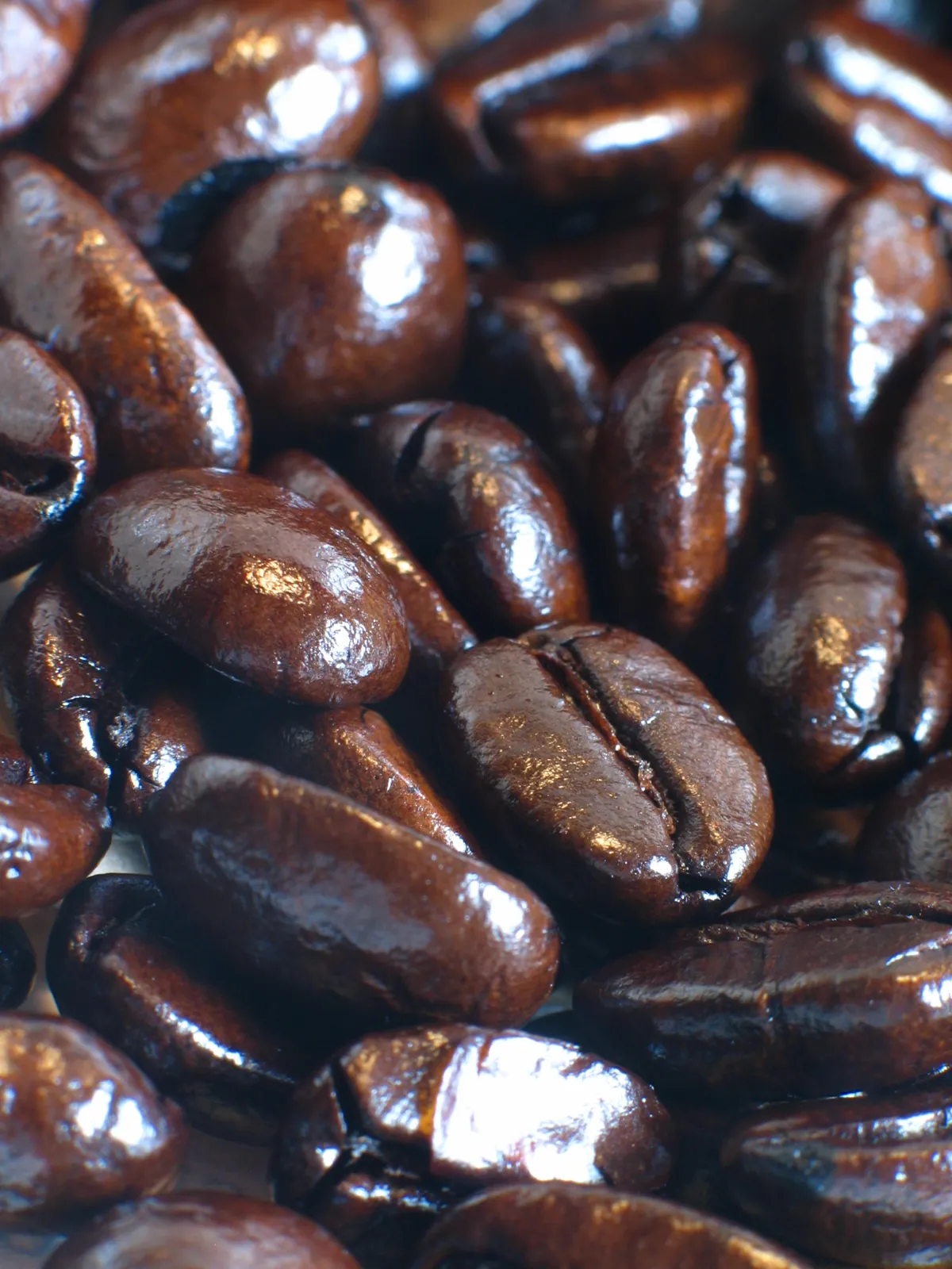 Granos de café tostado
